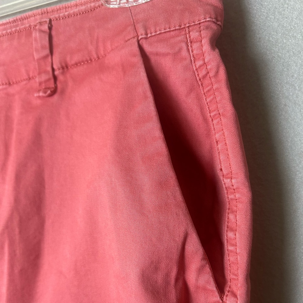Women’s Gap Girlfriend Khaki Dusty Rose Pink Stretch Pants Feminine Sz 10 - Picture 5 of 6